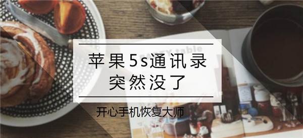 苹果5s通讯录突然没了